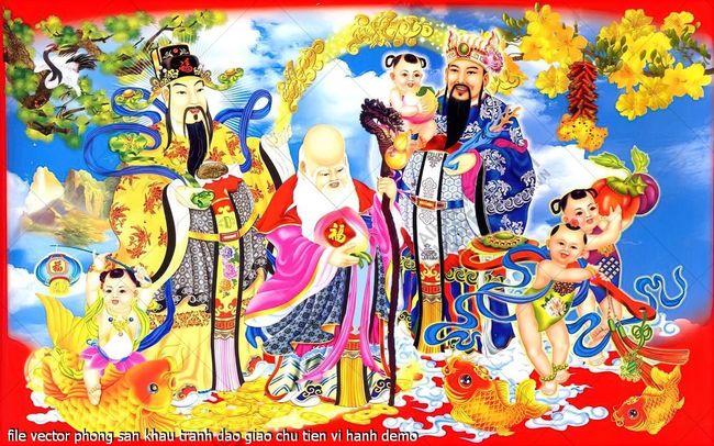 file vector phong san khau tranh dao giao chu tien vi hanh